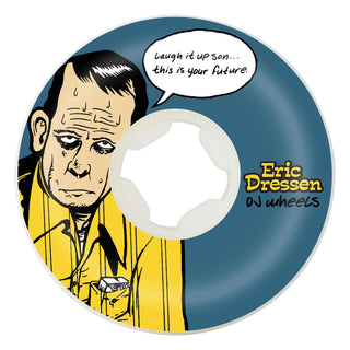 OJ Skateboard Wheels 58mm Eric Dressen Laugh It Up Original 99A White