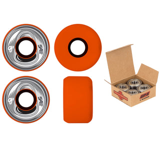 OJ Skateboard Wheels and Independent Bearings Combo 54mm Frozen Energy Keyframe 92A