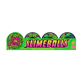 Slime Balls Skateboard Wheels 60mm Skull Vomits 95A Black