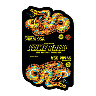Slime Balls Skateboard Wheels 54mm Kendall Snake Hardline 95A Pink