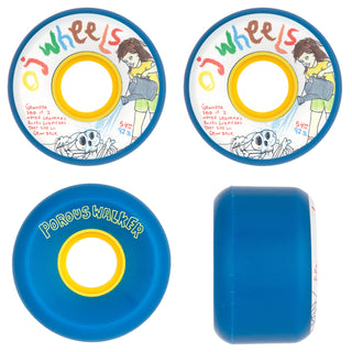 OJ Skateboard Wheels 54mm Walker Grandmas Keyframe 92A Blue