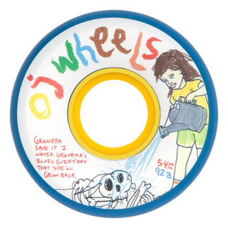 OJ Skateboard Wheels 54mm Walker Grandmas Keyframe 92A Blue