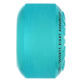 Ricta Skateboard Wheels 55mm Couds 78A Glow Transparent Blue