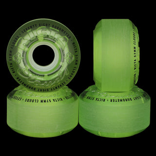 Ricta Skateboard Wheels 57mm Couds 78A Glow Transparent Green