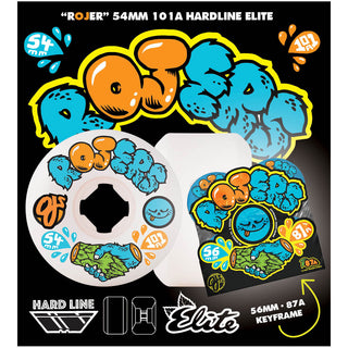 OJ Skateboard Wheels 56mm Rojers Keyframe 87A Blue
