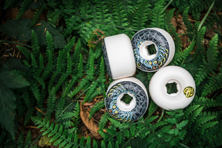 OJ Skateboard Wheels 56mm Eric Dressen Spider Elite Chubbies 101A White