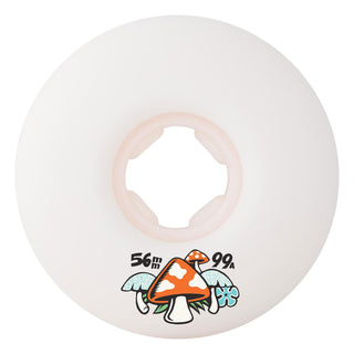 OJ Skateboard Wheels 56mm Erick Winkowski Mushroom Elite Mini Combo 99A White