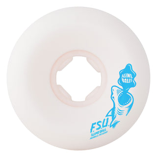 Slime Balls Skateboard Wheels 60mm Heritage Shark Spew Vomits 97A White