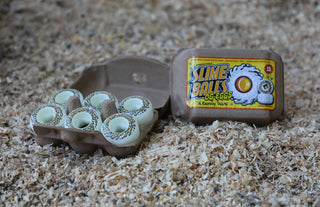 Slime Balls Skateboard Wheels 45mm OG Eggs Half Dozen Mini Chubbies 99A White