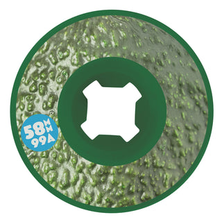 OJ Skateboard Wheels 58mm Avocado Lil Doodies 99A Green