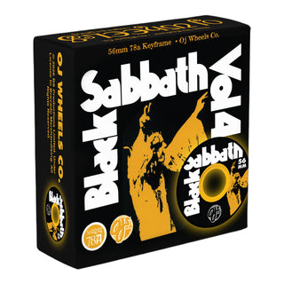 OJ Skateboard Wheels 56mm Black Sabbath Vol 4 Keyframe 78A Black