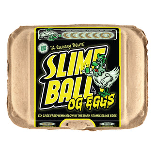 Slime Balls Skateboard Wheels 45mm OG Eggs Mini Chubbies 99A Glow in the Dark