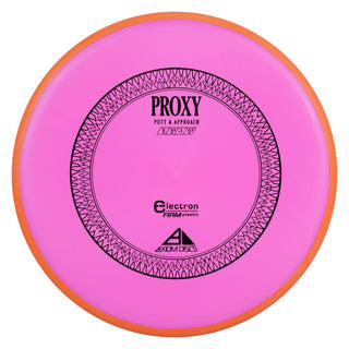 Axiom Disc Golf Electron Firm Proxy Putter 3/3/-1/0.5 Pink/Orange 172 grams