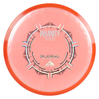 Axiom Disc Golf Plasma Insanity Distance Driver 9/5/-2/1.5 Peach/Red Orange 162 grams