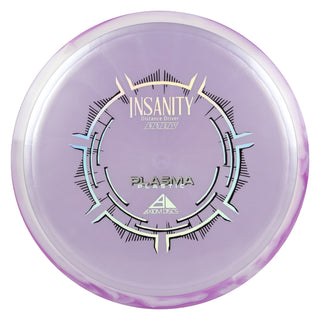 Axiom Disc Golf Plasma Insanity Distance Driver 9/5/-2/1.5 Lavender/White Purple 162 grams