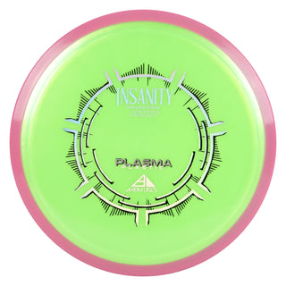 Axiom Disc Golf Plasma Insanity Distance Driver 9/5/-2/1.5 Green/Dark Pink 168 grams