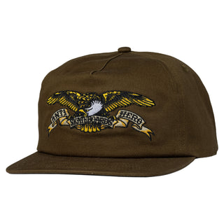 Anti Hero Skateboards Hat Eagle Snapback Brown