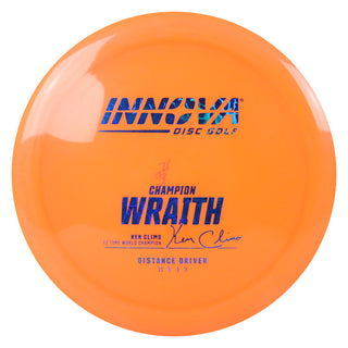 Innova Disc Golf Champion Wraith Distance Driver 11/5/-1/3 Bright Orange/Blue Scales 173 grams