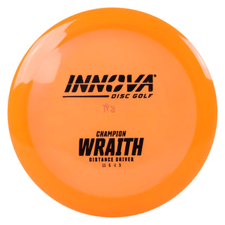 Innova Disc Golf Champion Wraith Distance Driver 11/5/-1/3 Orange/Black 168 grams