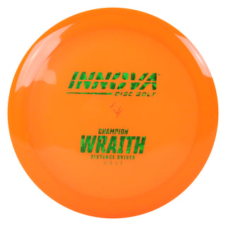Innova Disc Golf Champion Wraith Distance Driver 11/5/-1/3 Orange/Green Shatter 171 grams