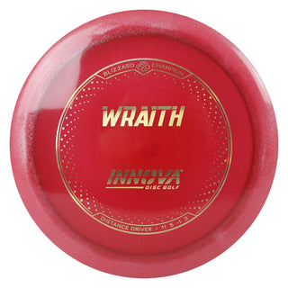 Innova Disc Golf Champion Blizzard Wraith Distance Driver 11/5/-1/3 Red/Gold 151 grams