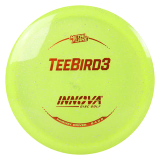 Innova Disc Golf Champion Metal Flake Teebird3 Fairway Driver 8/4/0/2 Yellow/Orange 173 grams