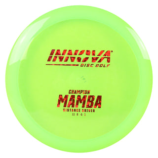Innova Disc Golf Champion Mamba Distance Driver 11/6/-5/1 Green/Red Shatter 172 grams