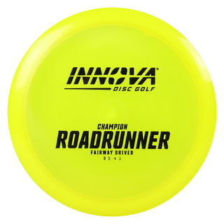 Innova Disc Golf Champion Roadrunner Fairway Driver 9/5/-4/1 Lemon/Black 173 grams