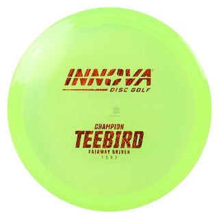 Innova Disc Golf Champion Teebird Fairway Driver 7/5/0/2 DayGlo/Red Scratch 166 grams