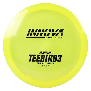 Innova Disc Golf Champion Teebird3 Fairway Driver 8/4/0/2 Yellow/Black 171 grams