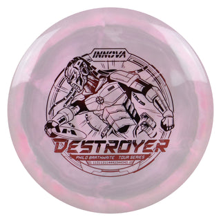Innova Disc Golf Philo Brathwaite Tour Series Star Destroyer 12/5/-1/3 Purple Black/Red 167 grams