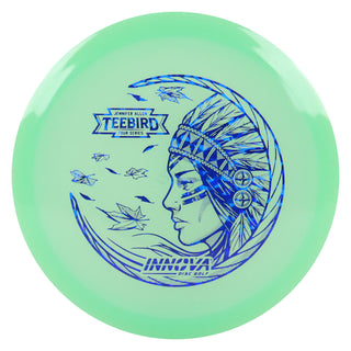 Innova Disc Golf Jennifer AllenÂ Tour Series Proto Glow Champion Teebird 7/5/0/2 Green/Navy Shatter 173 grams