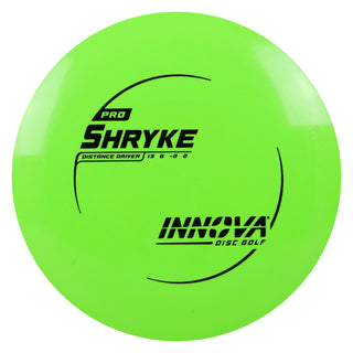 Innova Disc Golf Pro Shryke Distance Driver 13/6/-2/2 Neon Green/Black 164 grams