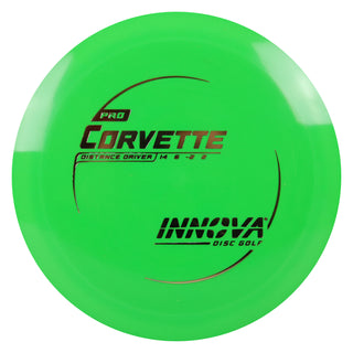 Innova Disc Golf Pro Corvette Distance Driver 14/6/-1/2 Green/Gold 172 grams