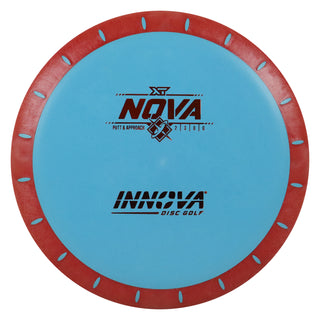 Innova Disc Golf Overmold XT Nova Putting Disc 2/3/0/0 Light Blue Red/Orange 168 grams