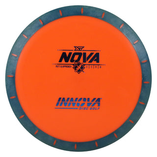 Innova Disc Golf Overmold XT Nova Putting Disc 2/3/0/0 Orange Turquoise/Blue 171 grams
