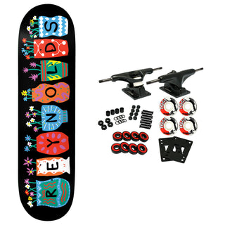 Baker Skateboard Complete Andrew Reynolds Pots and Flowers Black 8.5" x 32"