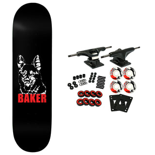 Baker Skateboard Complete Figgy Bad Dawg Black 8.5" x 32"