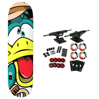 Birdhouse Skateboard Complete Jaws Duck Jones Yellow 8.475" x 31.875"