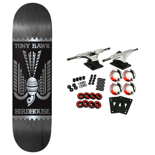 Birdhouse Skateboard Complete Tony Hawk Stomp Black 8.0" x 31.75"