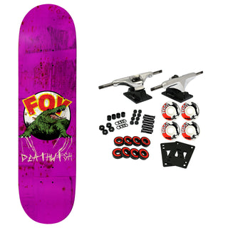 Deathwish Skateboard Complete Jamie Foy Spring Break Purple 8.125" x 31.5"