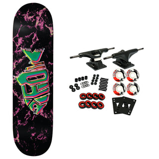 Deathwish Skateboard Complete Jamie Foy Piranha Twin Black 8.5" x 32"