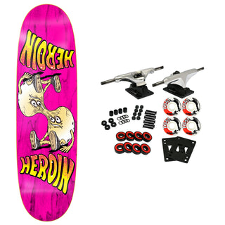 Heroin Skateboard Complete Merged Egg Symmetrical (Assorted) Assorted 8.88" x 31.9"