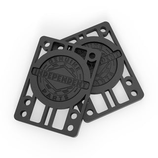 Independent Risers 1/4" Black