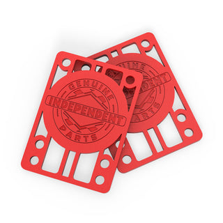 Independent Risers 1/8" Red