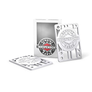 Independent Risers 1/8" White