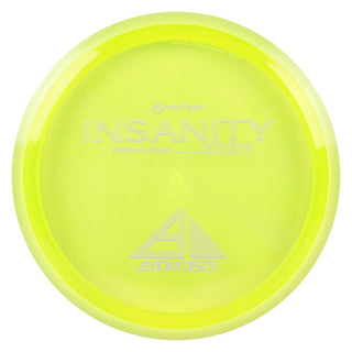 Axiom Disc Golf Proton Insanity Distance Driver 9/5/-2/1.5 Yellow 159 grams