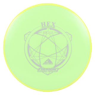Axiom Disc Golf Fission Hex Midrange 5/5.5/-1/1 Lime/Yellow 164 grams