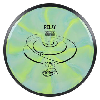 MVP Disc Golf Cosmic Neutron Relay Fairway Driver 6/5/-2/1 Sage Yellow 168 grams