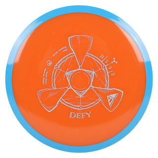 Axiom Disc Golf Neutron Defy Distance Driver 11/5/-1/3 Orange/Blue 161 grams